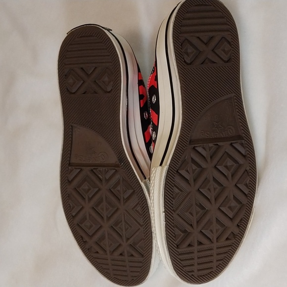 CONVERSE CHUCK TAYLOR 70 ALL STAR OX BLACK/ RACER PINK size 5.5 - Picture 11 of 13